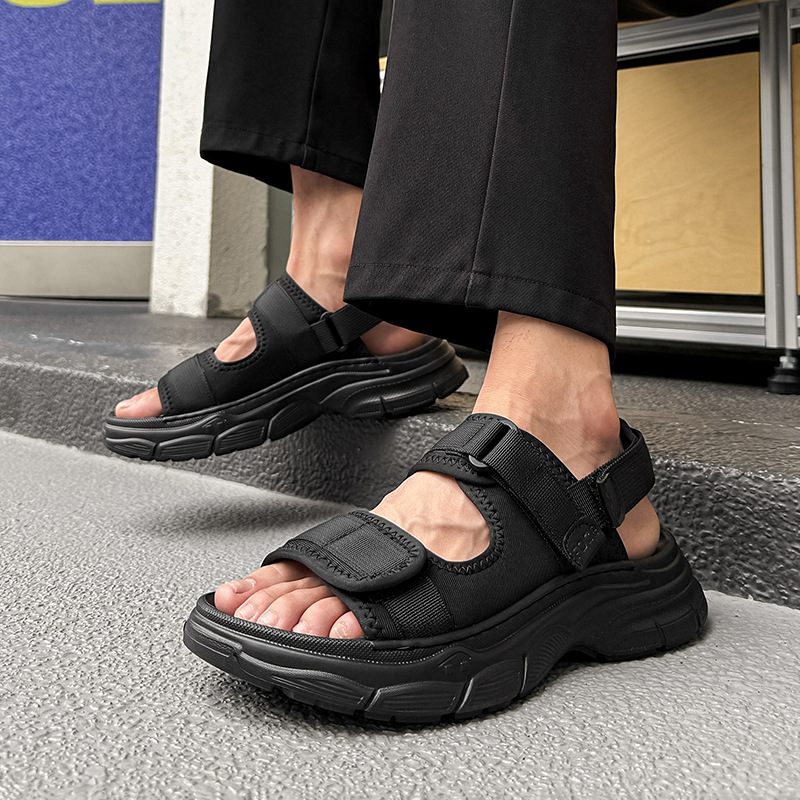 Sandale pentru bărbați, vară nouă, sport casual la modă, îmbrăcăminte exterioară, papuci pentru bărbați, pantofi de plajă 471220 Alb-J