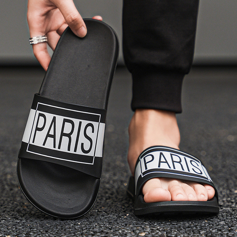 Brit stílusú papucsok 2025 nyári új stílusú papucsok kültéri divatos férfi és női puha talpú bebújós strandpapucsok