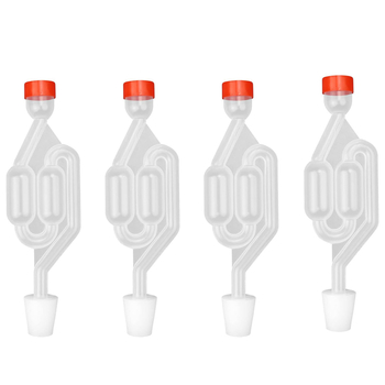 Egyirányú szelep műanyag borkészítési szelep fedéllel bor sör bor erjedés kipufogó egyirányú szelep borkészítési szelep