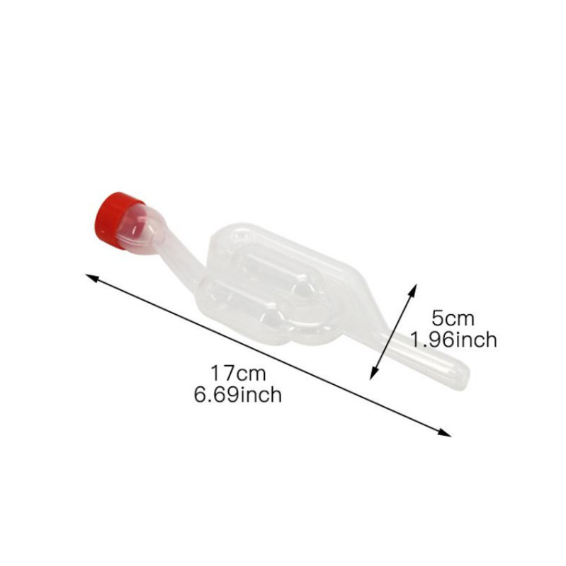 Egyirányú szelep műanyag borkészítési szelep fedéllel bor sör bor erjedés kipufogó egyirányú szelep borkészítési szelep