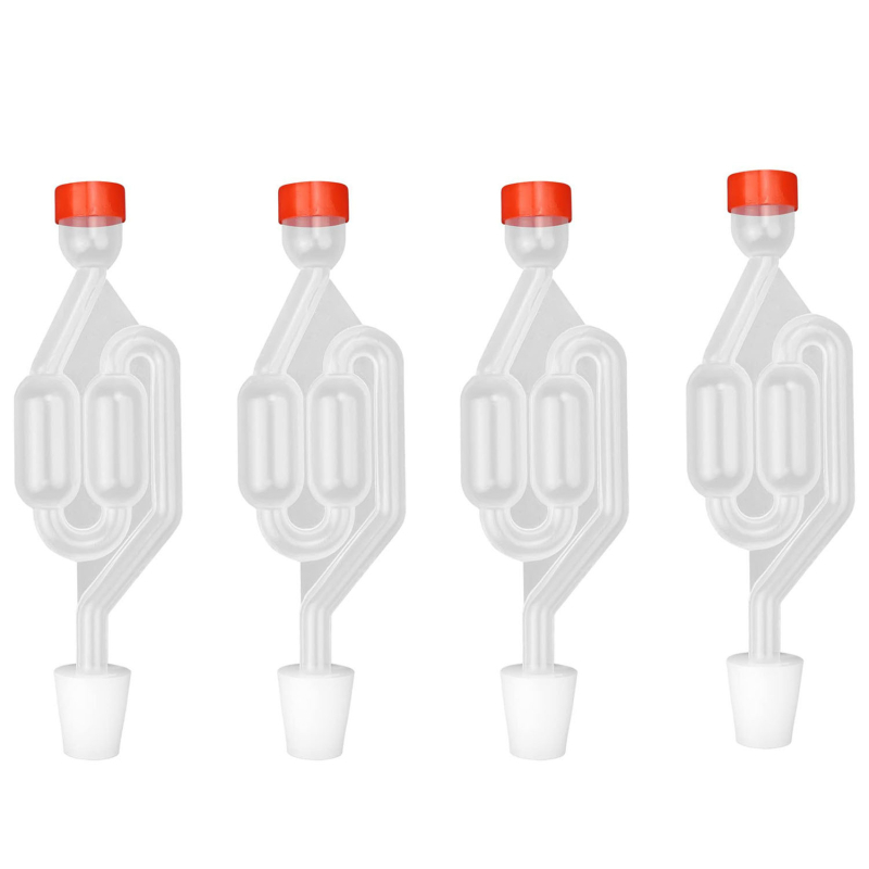 Egyirányú szelep műanyag borkészítési szelep fedéllel bor sör bor erjedés kipufogó egyirányú szelep borkészítési szelep