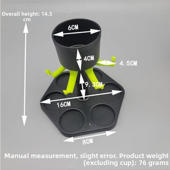 Hexagon Fair boradagoló Points pohár Party Fair Pour adagoló borospohár tálca szett