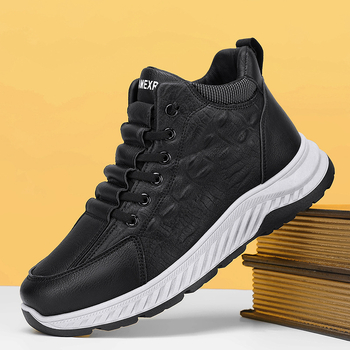 Férfi cipők 2024 téli új szabadidős sport első lépés pedálos munka vízálló kültéri polár béléssel meleg pamut cipő Tide