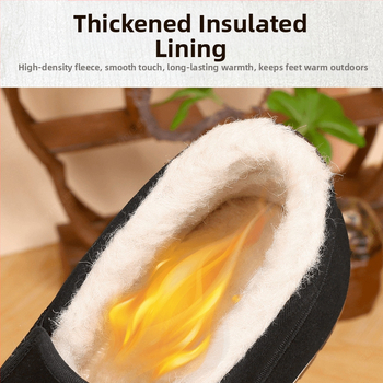 Régi pekingi szövetcipő, férfi téli, gyapjúbéléssel ellátott, meleg pamutcipő, puha talpú, pamutcipő időseknek, bebújós, vastagított apacipő