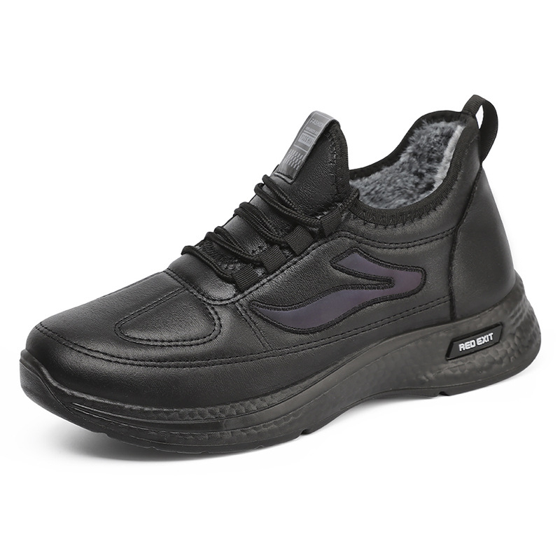 Pamutcipők Téli Új Kültéri Férfi Cipők Polár Bélelt Vastagított Hócipők Meleg Nagy Méretű Rövid Csizmák Határon Átnyúló Poliuretán Pamut Csizma