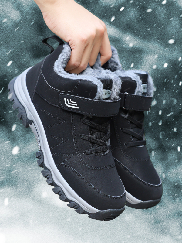 2025 Határon átnyúló, népszerű, magas szárú pamutcipő, téli, meleg hótaposó férfiaknak és nőknek, 36-43-as méret, könnyű