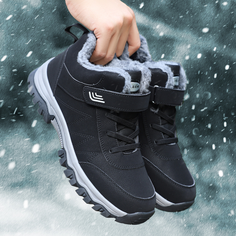 2025 Határon átnyúló, népszerű, magas szárú pamutcipő, téli, meleg hótaposó férfiaknak és nőknek, 36-43-as méret, könnyű