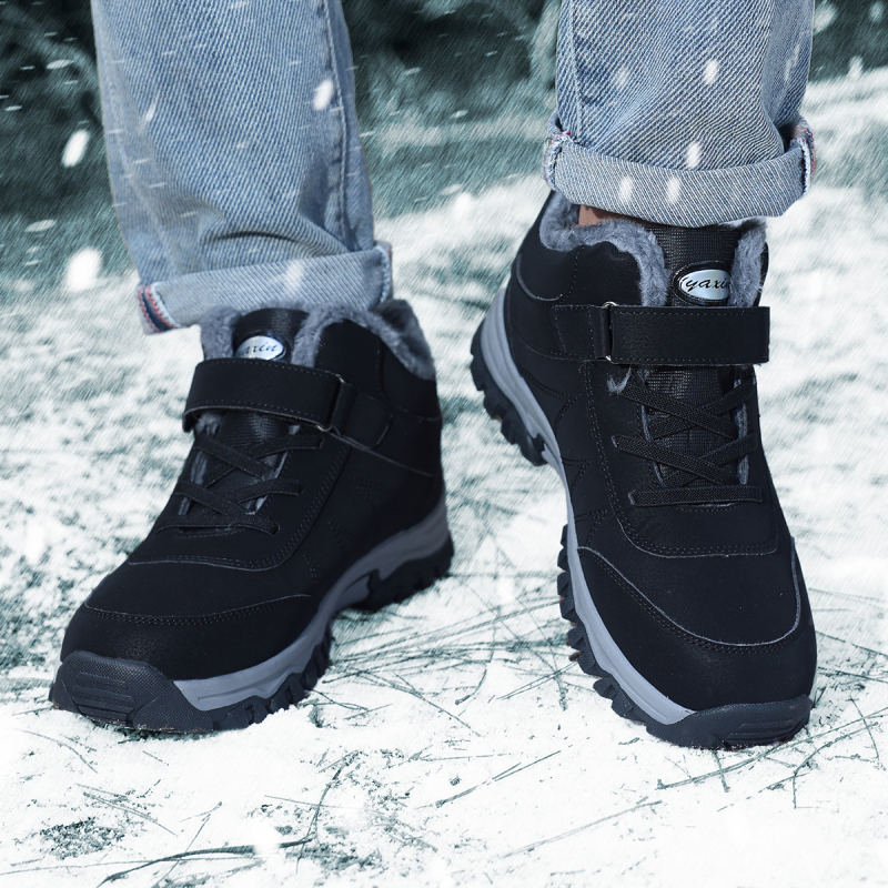 2025 Határon átnyúló, népszerű, magas szárú pamutcipő, téli, meleg hótaposó férfiaknak és nőknek, 36-43-as méret, könnyű