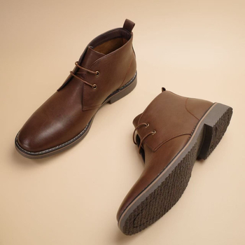 Ghete Chukka pentru bărbați, ghete joase la gleznă, cizme de deșert, talpă antiderapantă din cauciuc, confortabile, respirabile, casual, business