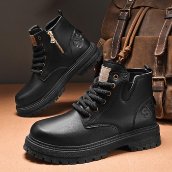 JL2318 Toamna și iarna Zhongbang Pantofi de asigurare a muncii Pantofi de exterior Pantofi la modă Pantofi Martin Pantofi pentru bărbați