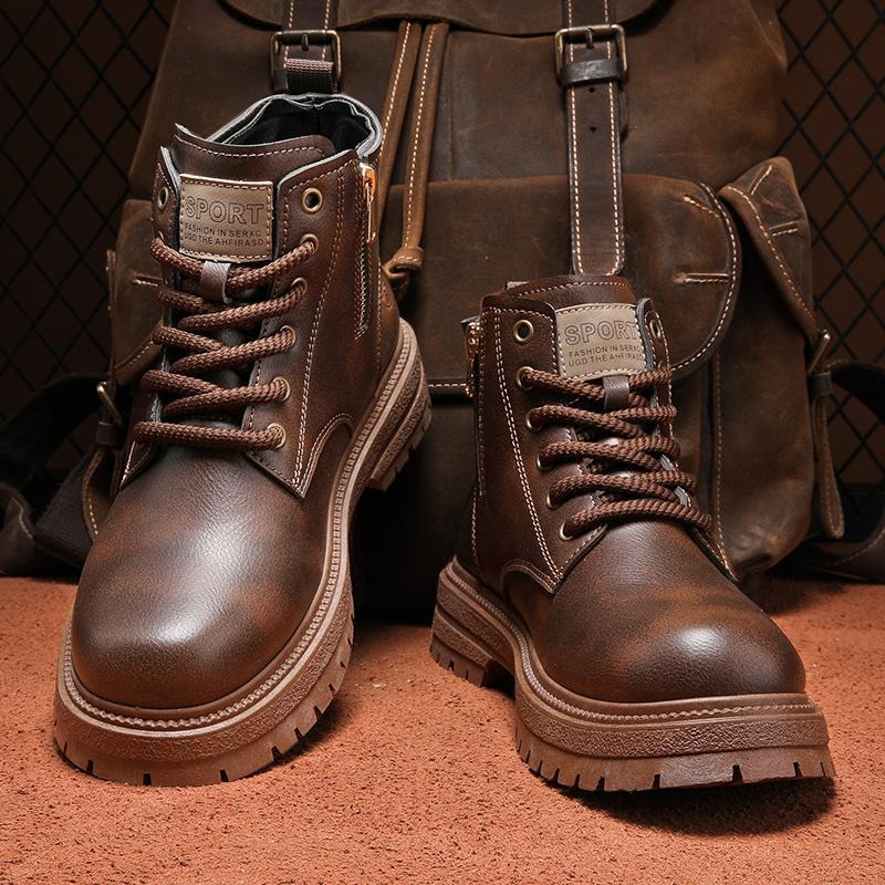 JL2318 Toamna și iarna Zhongbang Pantofi de asigurare a muncii Pantofi de exterior Pantofi la modă Pantofi Martin Pantofi pentru bărbați