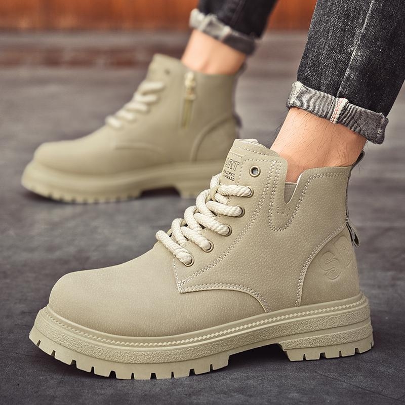 JL2318 Toamna și iarna Zhongbang Pantofi de asigurare a muncii Pantofi de exterior Pantofi la modă Pantofi Martin Pantofi pentru bărbați