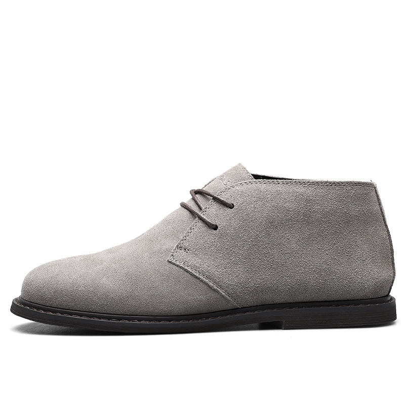 Közvetlen gyári szállítású sivatagi csizma, férfi rövid csizma, kis Martin csizma, férfi retró szerszámos csizma, bársonymentes alkalmi cipő nagykereskedelemben