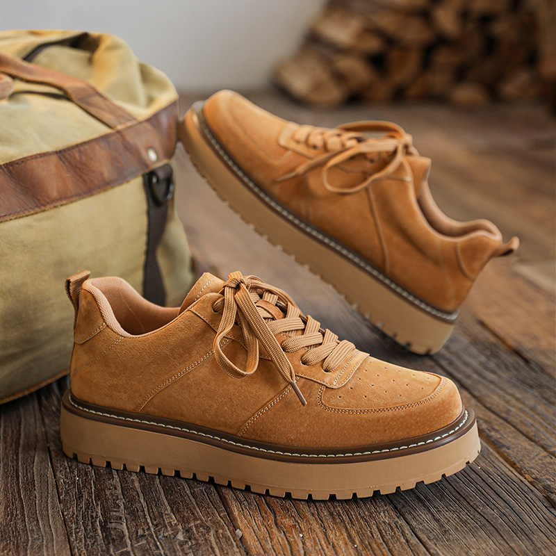 Ekstra velike retro muške cipele, mrežaste, nove martin čizme srednje veličine, američki stil, britanski stil, čizme za alat na otvorenom