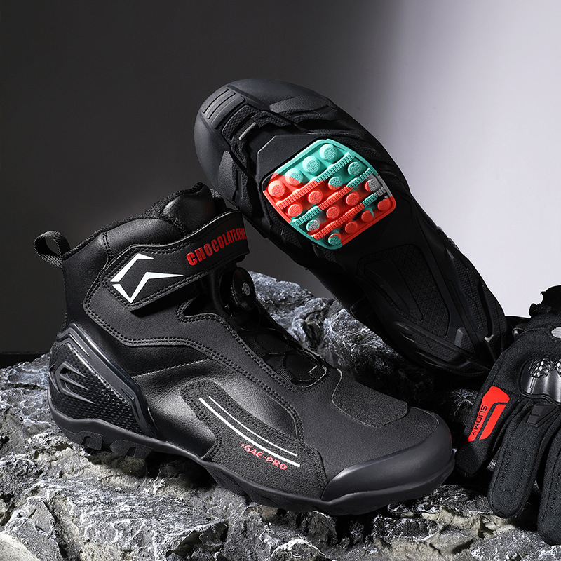 Mootorrattajalatsid Mootorratta sõidujalatsid Meeste rüütli Four Seasons laudisjalatsid Mootorrattasaapad Võidusõidusaapad Four Seasons mootorratta reisivarustus