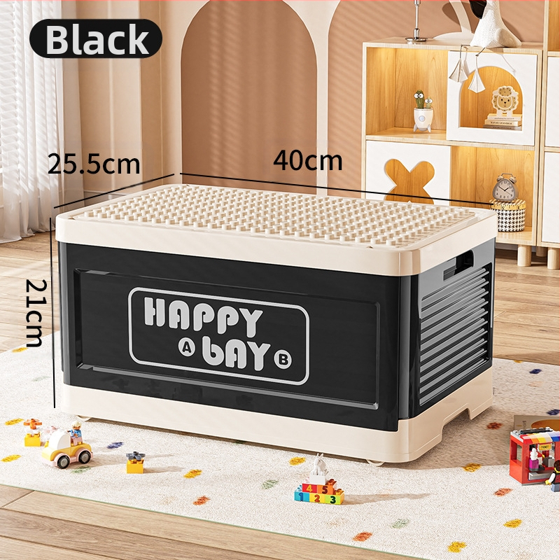 Lego nagy részecske építőkocka doboz dopamin aranyos összecsukható tárolódoboz gyerek otthoni játék uzsonna tárolódoboz