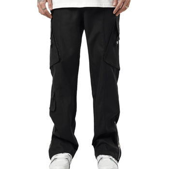 Amerikai főutcai férfi tavaszi és őszi divatmárka, bő, bő szárú, egyenes szárú, sokoldalú, divatos, lezser hosszú nadrág