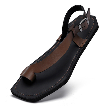 Nyári új szandálok európai és amerikai stílusú, határokon átnyúló, férfi tanga csattal, lapos, külkereskedelmi, nagy méretű, 47-es szandál, 46-os tanga