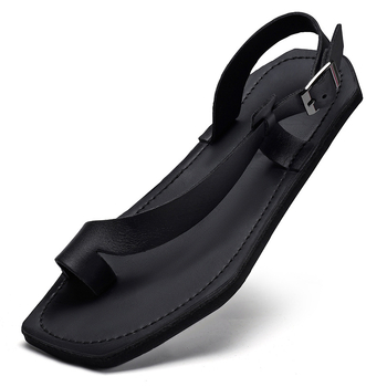 Nyári új szandálok európai és amerikai stílusú, határokon átnyúló, férfi tanga csattal, lapos, külkereskedelmi, nagy méretű, 47-es szandál, 46-os tanga