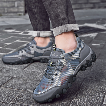 Pantofi sport de vară pentru adolescenți, cu dantelă și respirabil, mărime mare, model vară, 39-44