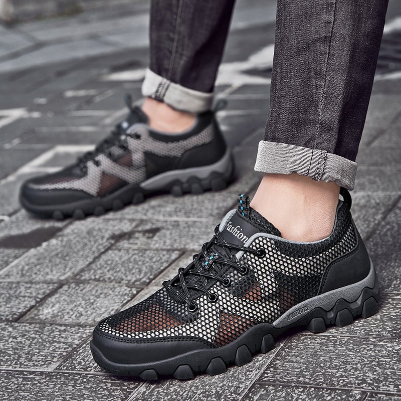 Pantofi sport de vară pentru adolescenți, cu dantelă și respirabil, mărime mare, model vară, 39-44