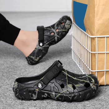 Pantofi Croc 2025 vara nouă respirabil cu talpă moale sport plajă pantofi transfrontalieri casual două uzuri la modă sandale sport