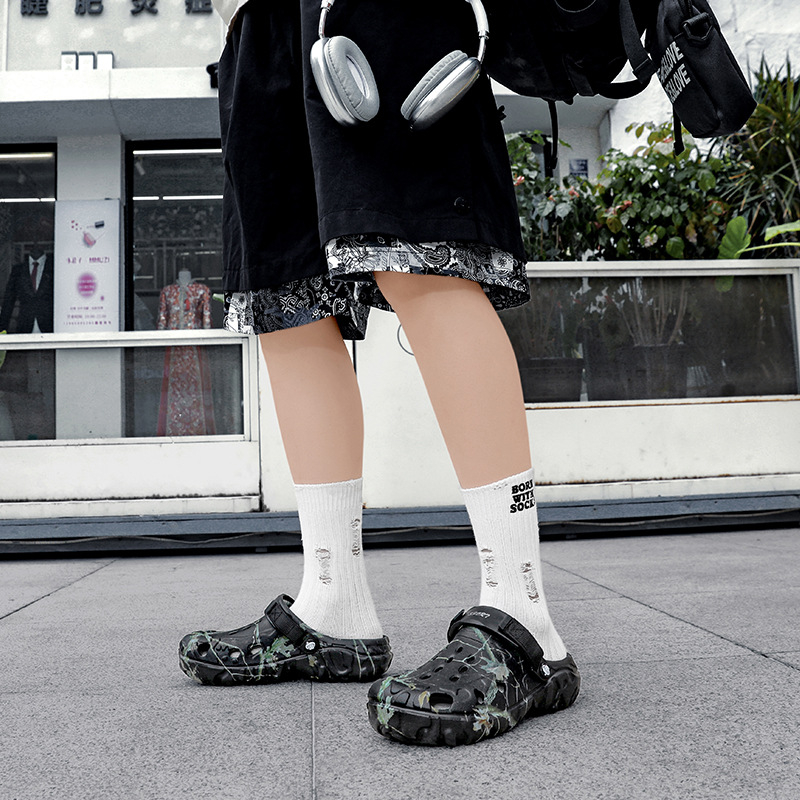 Pantofi Croc 2025 vara nouă respirabil cu talpă moale sport plajă pantofi transfrontalieri casual două uzuri la modă sandale sport