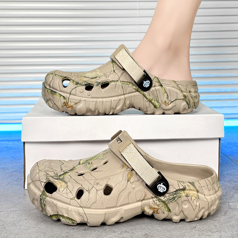 Pantofi Croc 2025 vara nouă respirabil cu talpă moale sport plajă pantofi transfrontalieri casual două uzuri la modă sandale sport