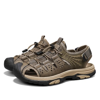 Sandale de plajă pentru bărbați, transmisiuni live de vară, noi Baotou, sporturi în aer liber, comerț exterior, vânzare internațională, pantofi respirabili de dimensiuni mari