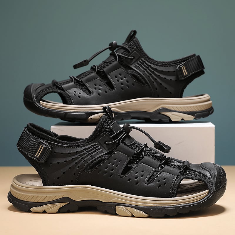 Sandale de plajă pentru bărbați, transmisiuni live de vară, noi Baotou, sporturi în aer liber, comerț exterior, vânzare internațională, pantofi respirabili de dimensiuni mari