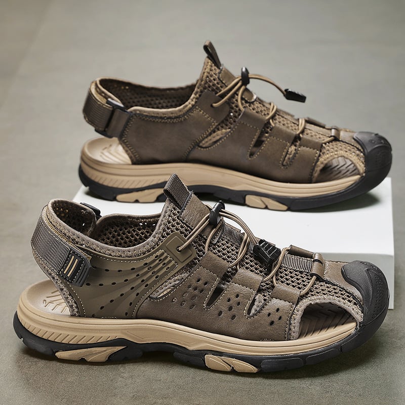 Sandale de plajă pentru bărbați, transmisiuni live de vară, noi Baotou, sporturi în aer liber, comerț exterior, vânzare internațională, pantofi respirabili de dimensiuni mari