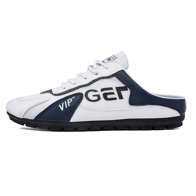 2024. aasta kevadised uued meeste kingad Korea stiilis trendikad vabaajajalatsid, laisad libisemiskindlad ja pooljalatsid meestele