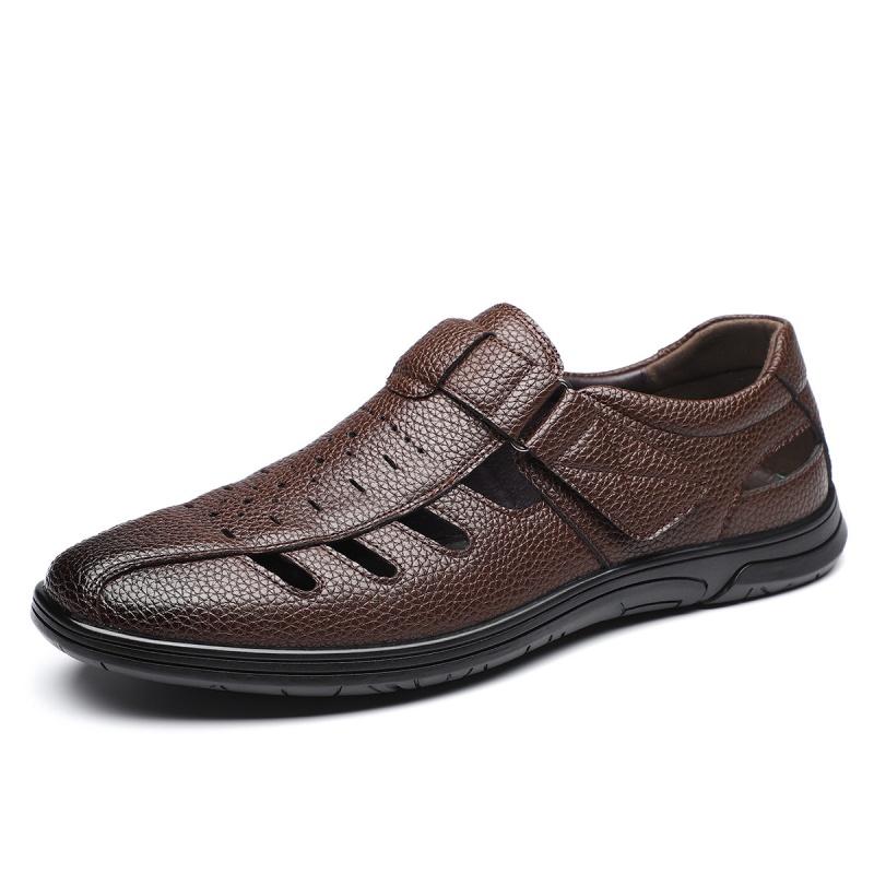 2025 Új Nyári Férfi Szandálok Csúszásgátló Puha Alsó Strandcipők Férfi Alkalmi Szandálok és Papucsok Kényelmes Lábujjhegyig Érő Férfi Cipők