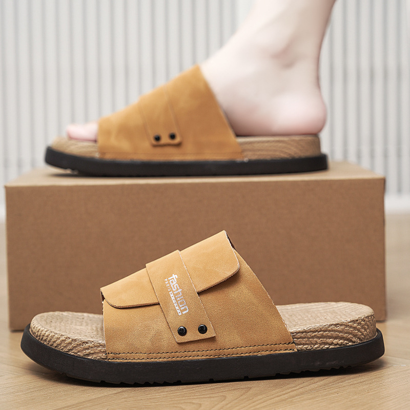 2025 Új Nyári Férfi Cipők, Trendi Strandcipők, Divatos Papucsok, Férfi Lezser Birkenstock Páros Szandálok