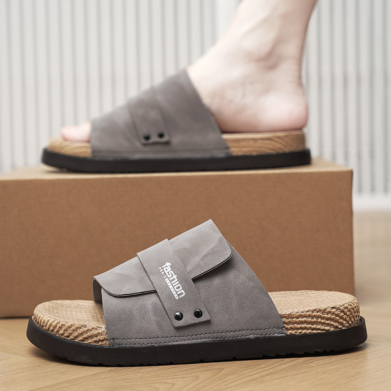 2025 Új Nyári Férfi Cipők, Trendi Strandcipők, Divatos Papucsok, Férfi Lezser Birkenstock Páros Szandálok