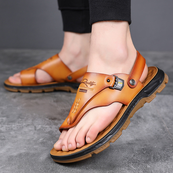 Σανδάλια Ανδρικά Καλοκαίρι 2025 Νέο Στυλ Παντόφλες με Μαλακή Σόλα, Ανοιγόμενα, Διπλής Χρήσης, Ανδρικά Αντιολισθητικά Σανδάλια Παραλίας