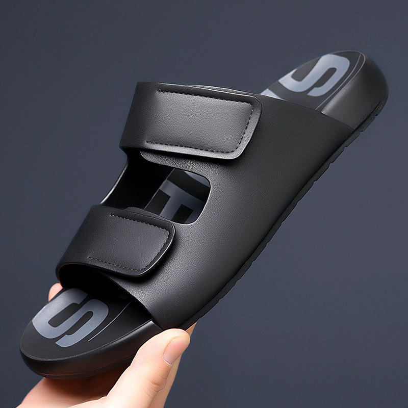 Férfi papucsok Nyári Szabadtéri Ruházat Hétköznapi Vastag Talpú Csúszásgátló Puha Talpú Ütéscsillapító Trendi Férfi Egyszavas Szandálok Férfiaknak