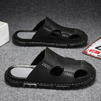 Férfi szandálok 2024 Új divatos szandálok Nyári divatos felsőruházat Férfi strandcipők Lélegző hétköznapi férfi stílus