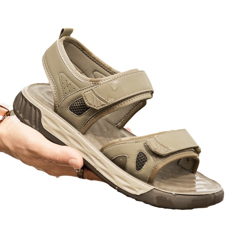 Férfi szandálok Nyári Felsőruházat Csúszásgátló Kopásálló Római Papucsok Kültéri Strand Sport Puha Talpú Vietnami Szandálok
