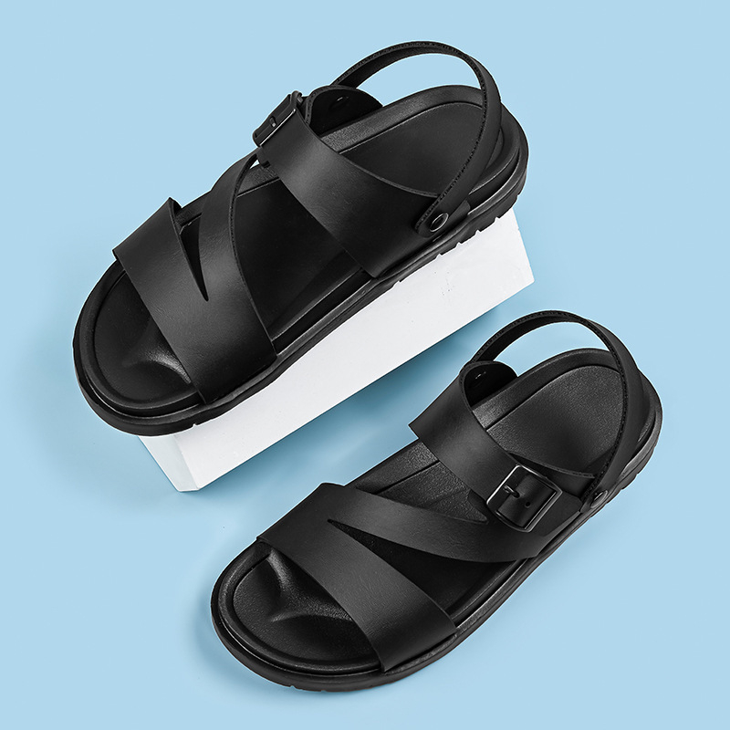 Vízálló, kétszínű szandálok, papucsok, határokon átnyúló robbanások, nyári férfi alkalmi divatos strandcipők, kültéri ruházat, divatos szandálok