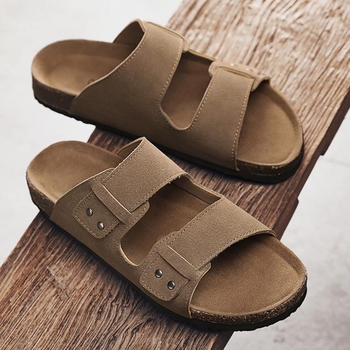 Sandale de plajă casual Gt-02 Birkenstock din plută, retro, cele mai simple, pentru bărbați, de vară