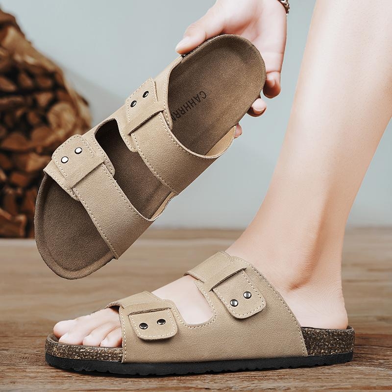 Sandale de plajă casual Gt-02 Birkenstock din plută, retro, cele mai simple, pentru bărbați, de vară