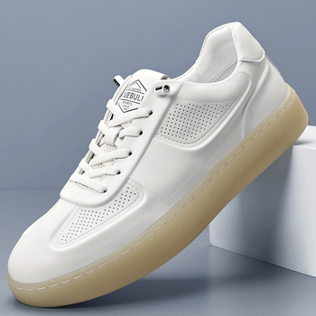 Shenglima új férfi szandálok üreges, lélegző, marhabőrből készült, alkalmi cipők, puha talpú, retró, német fehér cipők, nagykereskedelem, dropshipping