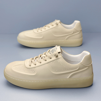 Shenglima új férfi szandálok üreges, lélegző, marhabőrből készült, alkalmi cipők, puha talpú, retró, német fehér cipők, nagykereskedelem, dropshipping