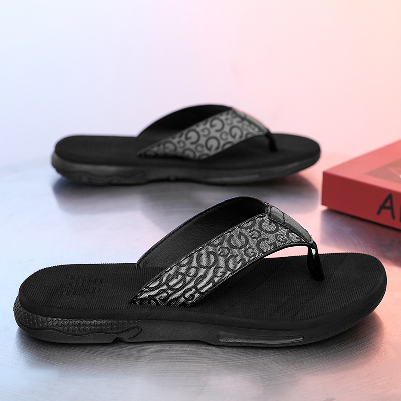 Moderne muške papuče za vanjsku upotrebu, luksuzne japanke preko granice, neklizajuće sandale s remenčićima, muške sandale za plažu