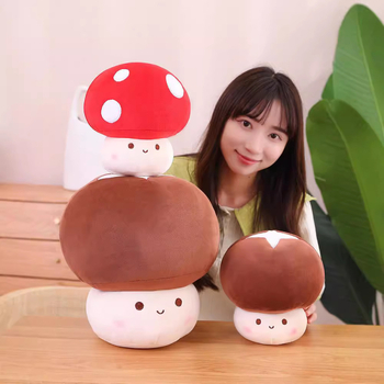 Διαδίκτυο δημοφιλές χαριτωμένο μανιτάρι μαξιλάρι κορίτσι κούκλα ύπνου κούκλα θεραπεία κούκλα βελούδινο παιχνίδι δώρο γενεθλίων