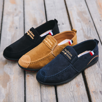 Four Seasons karstie audekla apavi vīriešu apavi slinki apavi vīriešu ikdienas vienkrāsaini pēdas uzvelkamie apavi ar mīkstu apakšu autosporta apavi vairumtirdzniecībā