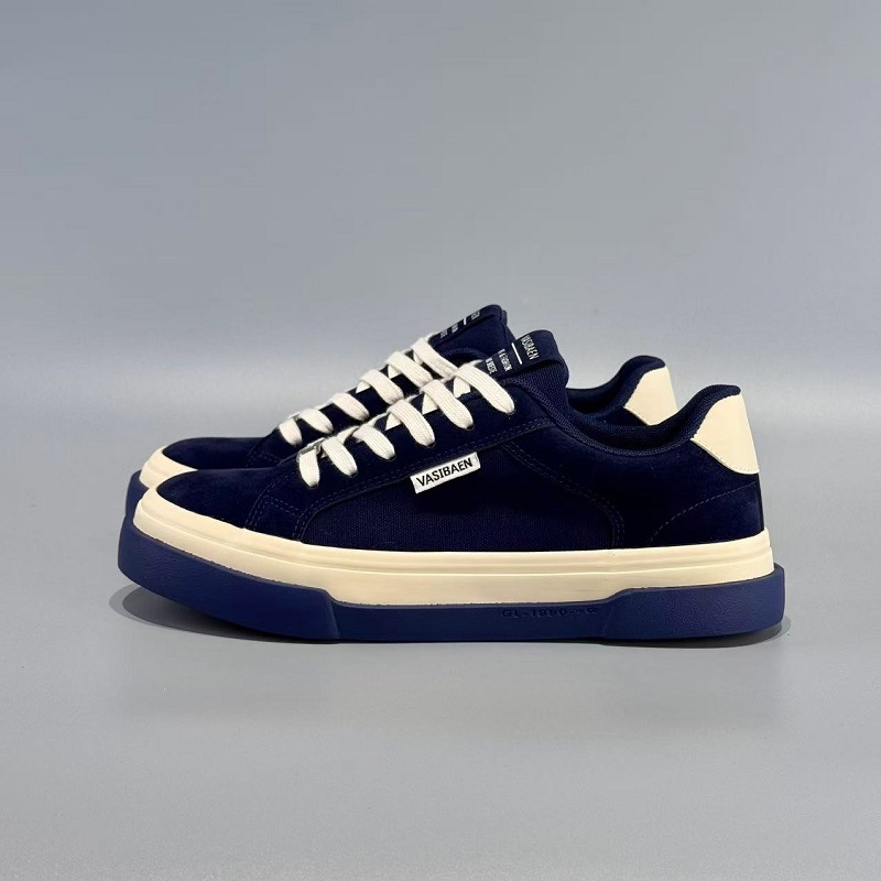 Amerikai retro férfi cipők, divatos, lélegző, alacsony szárú vászoncipők, sokoldalú, hongkongi stílusú, vastag talpú, magasságnövelő tornacipők 5112