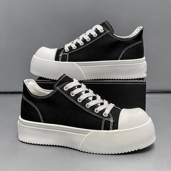 Ανδρικά Παπούτσια από Καμβά CrossBorder Μεγάλο Μέγεθος Νέα Ανδρικά Casual Παπούτσια Μόδα Νεανικά Μοντέρνα Αθλητικά Παπούτσια με Χοντρή Σόλα Παπούτσια με Μεγάλα Δάχτυλα