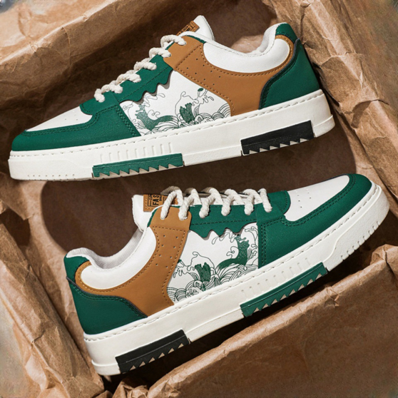 Plus Size Cipők 2025 Nyári Bőr Férfi Trendi Cipők Diák Vászon Cipők Sokoldalú Alkalmi Cipők Lapos Cipők Férfi Tornacipők